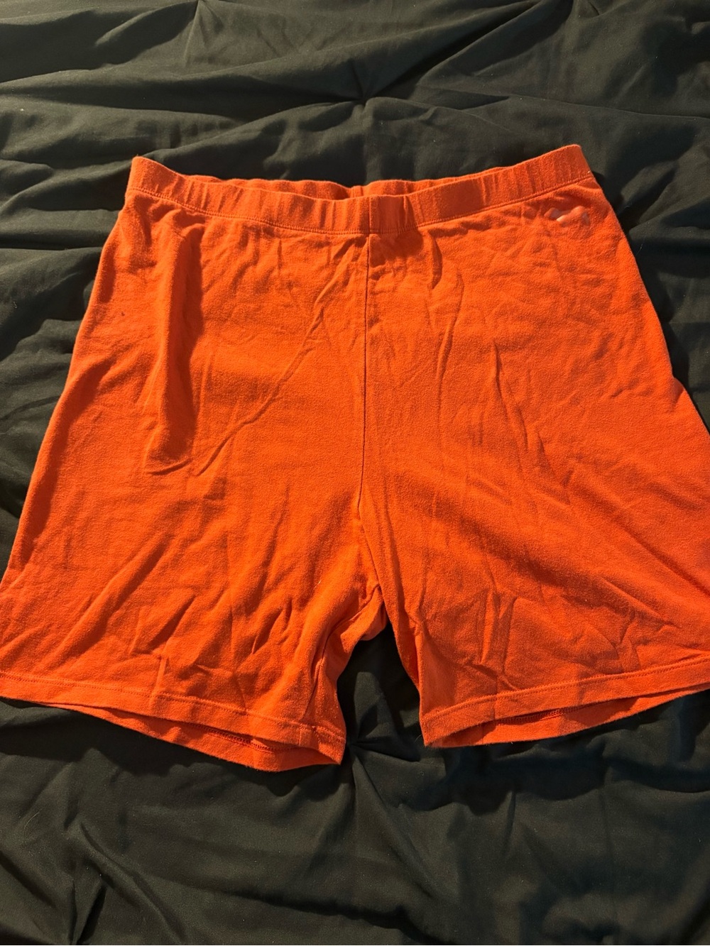 PINK Victoria's Secret Orange Bike Shorts